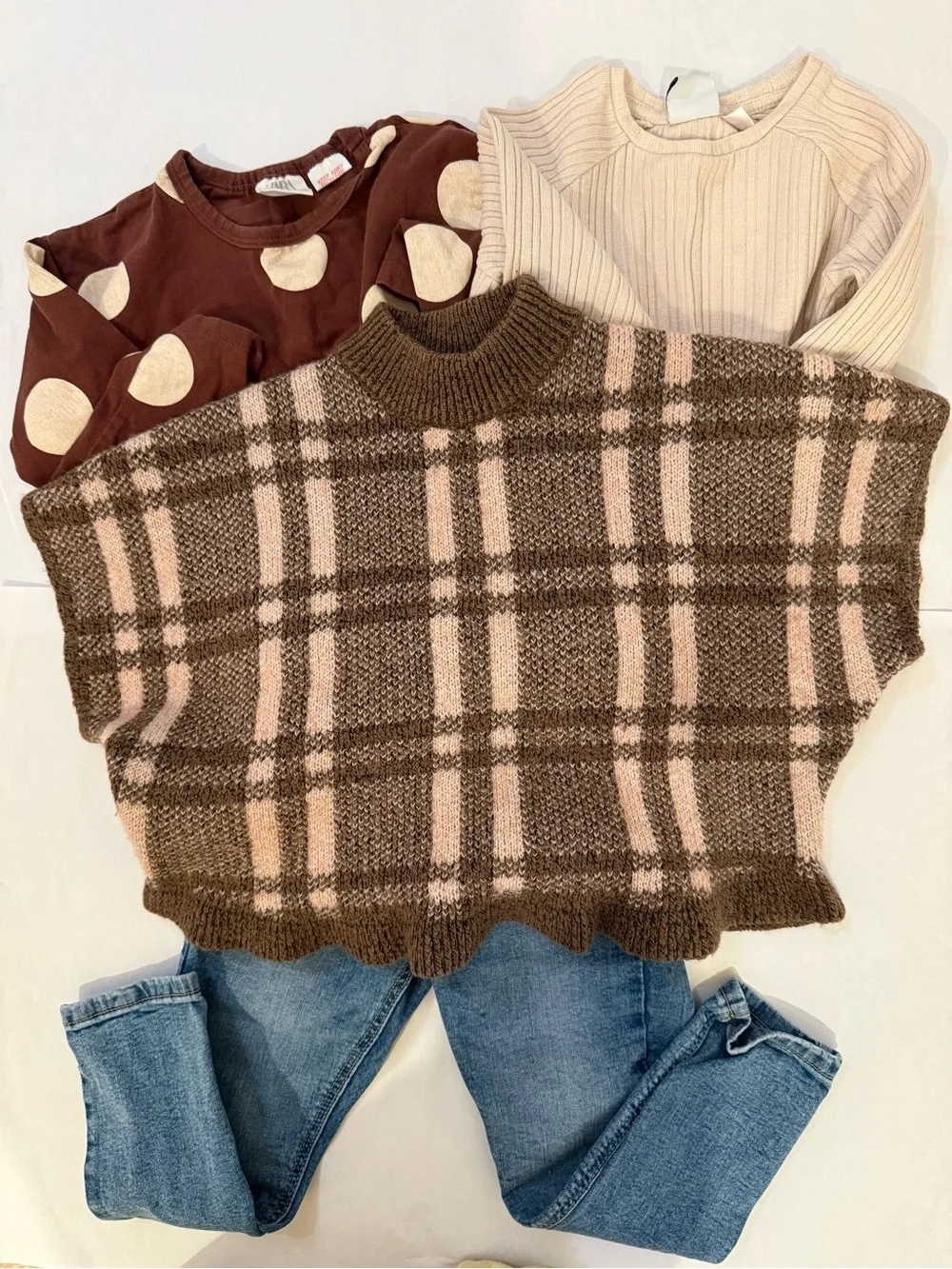 Zara Bundle Toddler Size 3-4 Two Outfits and Sweater/coat